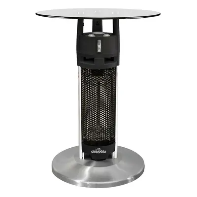 Sealey DG62 Dellonda Bistro Table With 1200W Heater 65Cm Black/Stainless Steel