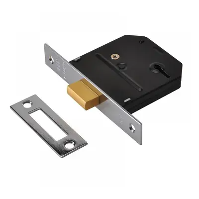 Union Y-ES-DL-CH-2.5 Es-Dl Essentials 3 Lever Mortice Deadlock Chrome 65Mm 2.5In Visi