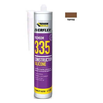 Everbuild Silicone 335 Toffee 295Ml