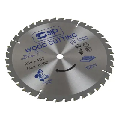 Sip 07773 10in 254 X 16Mm Tct40 Circular Blade