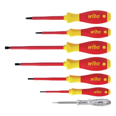 Wiha 00834 Softfinish® Electric Sl/Ph Screwdriver Set 7 Piece