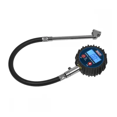 Sealey TST003 Digital Tyre Pressure Gauge With Twin Push-On Connector