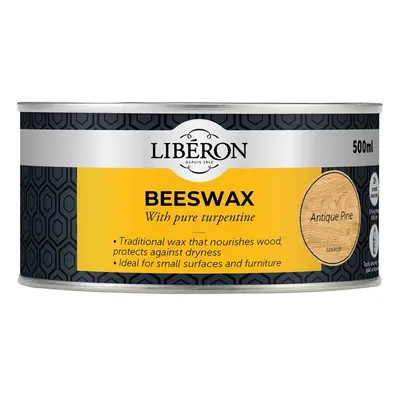 Liberon Beeswax Paste Antique Pine 500Ml 126896