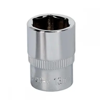 Sealey SP1413 Walldrive® Socket 13Mm 1/4inSq Drive Fully Polished