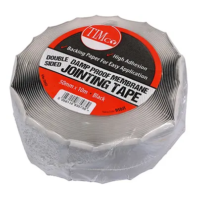 Timco DSDJT Double Sided Damp Proof Membrane Jointing Tape 10M X 50Mm Roll 1