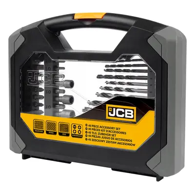 JCB 40Pc Combination Drill And Accessory Set-1 | Jcb-Pta-40