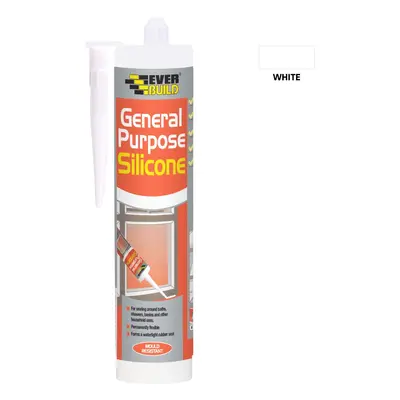 Everbuild Gen Purpose Sil White C3