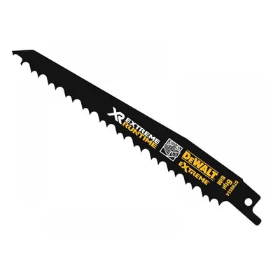 Dewalt DT99554-QZ Xr Wood With Nails Reciprocating Blade 152Mm 4/6 Tpi Pack Of 5