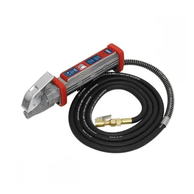 Sealey SA372 Tyre Inflator 2.7M Hose With Clip-On Connector