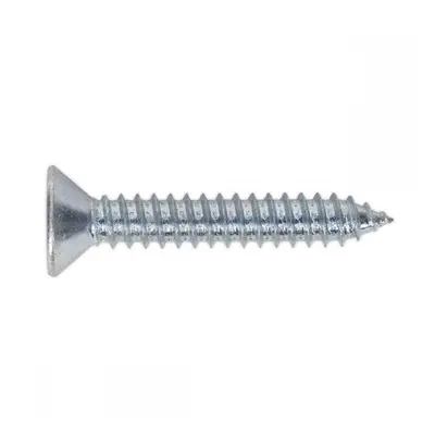 Sealey ST6338 Self Tapping Screw 6.3 X 38Mm Countersunk Pozi Pack Of 100