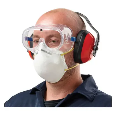 Clarke 8133820 Spk1 Safety Pk Clear Goggles Ear