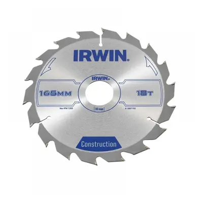 Irwin® 1897193 Construction Circular Saw Blade 165 X 30Mm X 18T Atb