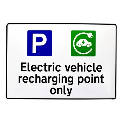 Scan 14979 Ev Recharging Point Only Rpvc 300X200Mm