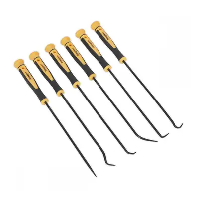 Sealey S01104 Pick & Hook Set 6Pc Extra-Long