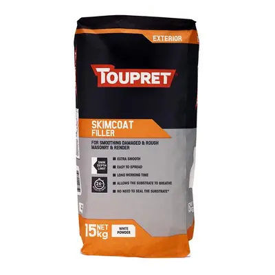 Toupret Exterior Skimcoat Filler 15Kg TTEGFAPO15GB