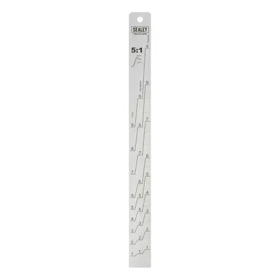 Sealey PA08 Aluminium Paint Measuring Stick 5:1/5:3