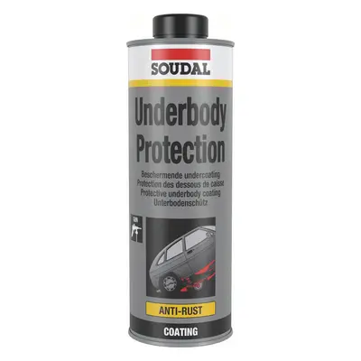 Soudal Underbody Protection Gun Black 1Kg tin 12