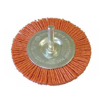 Faithfull Nylon Circular Brush 100Mm X 6Mm Shank