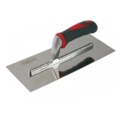 Faithfull 5203288830 Plastererfts Finishing Trowel Stainless Steel Soft Grip Handle 11 X 4.3/4In