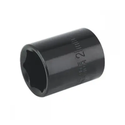 Sealey IS1221 Impact Socket 21Mm 1/2inSq Drive