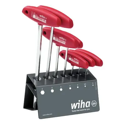 Wiha 00953 L-Key With T-Handle Set 8 Piece