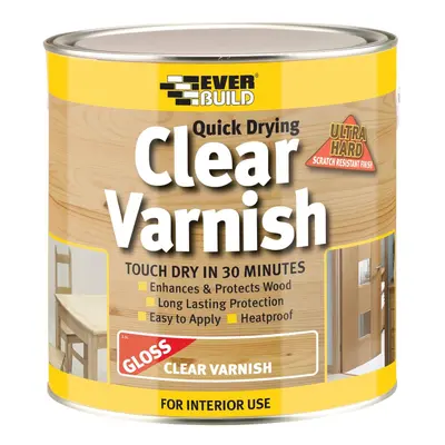 Everbuild Clear Varnish Gloss 250Ml