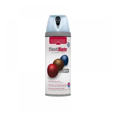 Plastikote 022117 Twist & Spray Satin Baby Blue 400Ml