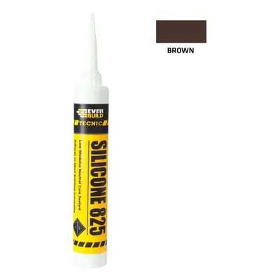 Everbuild Silicone 825 Brown 380Ml