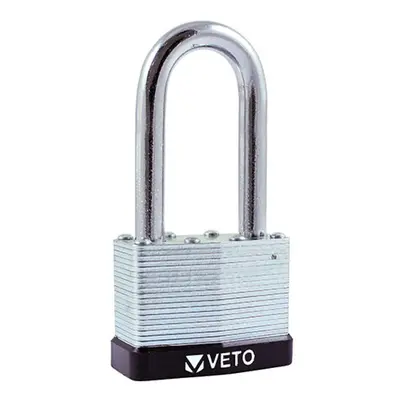 Timco LSP40L Laminated Padlock Long Shackle 40Mm Blister Pack 1