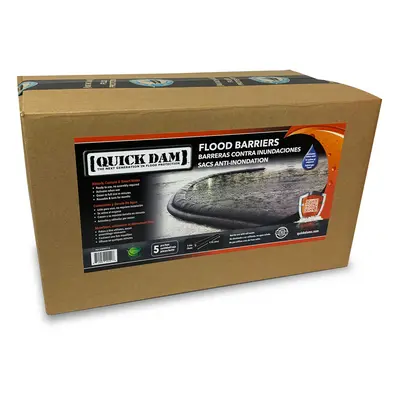 Quick Dam Qd617-5 Water Activated Flood Barriers 5M/17Ft (Pack Of 5)