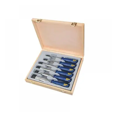 Irwin® Marples® TM444/S6 M444 Bevel Edge Chisel Blue Chip Handle Set 6 Piece