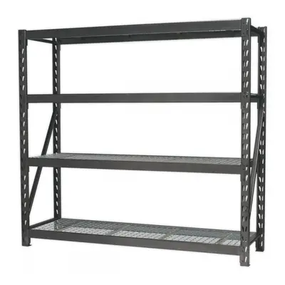 Sealey AP6572 Heavy-Duty Racking Unit With 4 Mesh Shelves 640Kg Capacity Per Level 1956Mm