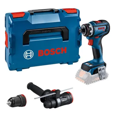 Bosch 06019K6204 Gsr 18V-90 Fc Pro Flexiclick Drill Driver + 2 Attachments In Case 18V Bare Unit