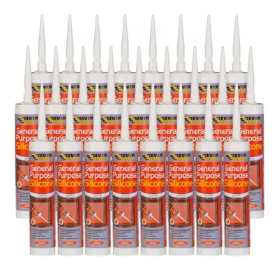 Everbuild General Purpose Silicone Clear 280Ml / Box Of 25