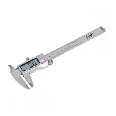 Sealey AK9621EV Digital Vernier Caliper 0-150Mm(0-6in) Stainless Steel