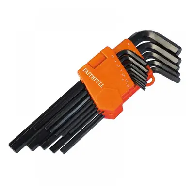 Faithfull Metric Long Arm Hex Key Set 13 Piece