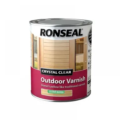 Ronseal 37369 Crystal Clear Outdoor Varnish Matt 2.5 Litre