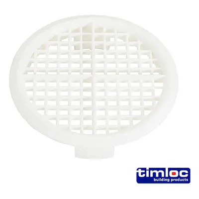 Timloc LOC1140 Push-In Soffit Vent - White - 1140 70.0 Box 10