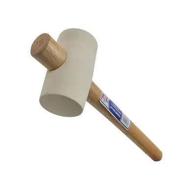 Faithfull YY08RU025G Rubber Mallet - White 567G (20Oz)