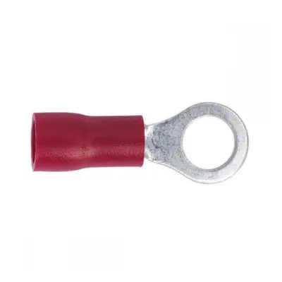 Sealey RT25 Easy-Entry Ring Terminal Ø5.3Mm (2Ba) Red Pack Of 100