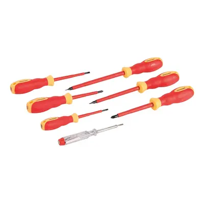 Silverline 928227 Vde Soft-Grip Electricians Screwdriver Set 7Pce 7Pce Each 1