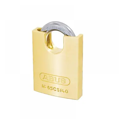 Abus Mechanical 35829 65Cs/40Mm Brass Padlock Closed Shackle Carded