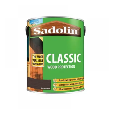 Sadolin 5028489 Classic Wood Protection Rosewood 5 Litre