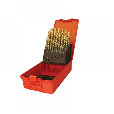 Dormer A095204 A095 Set 204 Hss Tin Coated Jobber Drill Set Of 25 1.0-13.0 X 0.5Mm