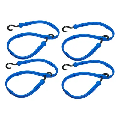 The Perfect Bungee As36Bl4Pk-Bxst Adjust-A-Strap Bungee Cords In Blue 91Cm/36In (Pack Of 4)