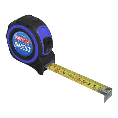 Faithfull Trade Tape Measure 8M/26Ft (Width 25Mm)