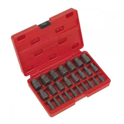 Sealey AK8182 Multi-Spline Screw Extractor Set 25Pc