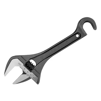 Bahco 33H Wide Jaw Adjustable Wrench With Hook 254.5Mm