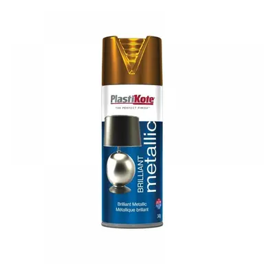 Plastikote 440162 Brilliant Metallic Spray Copper 400Ml