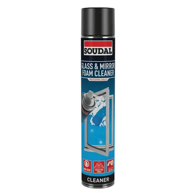 Soudal Glass & Mirror Aerosol Spray Cleaner White 750Ml aerosol 6